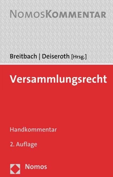 Versammlungsrecht: Des Bundes Und Der Lander (Hardcover, 2)