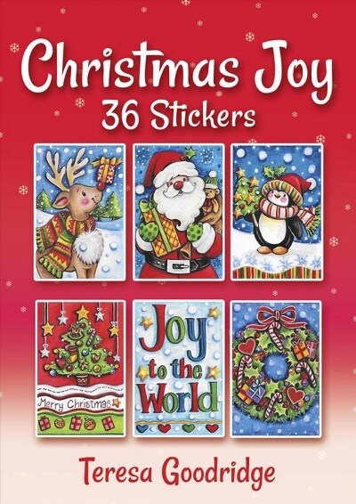 Christmas Joy 36 Stickers (Paperback, CSM, STK)