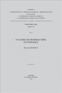Un Livre De Pharmacopee En Syriaque (Paperback)