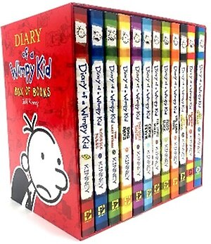 Diary of a Wimpy Kid Box 윔피키드 1~13권 + DIY Book 세트 (Paperback 13권, 미국판)