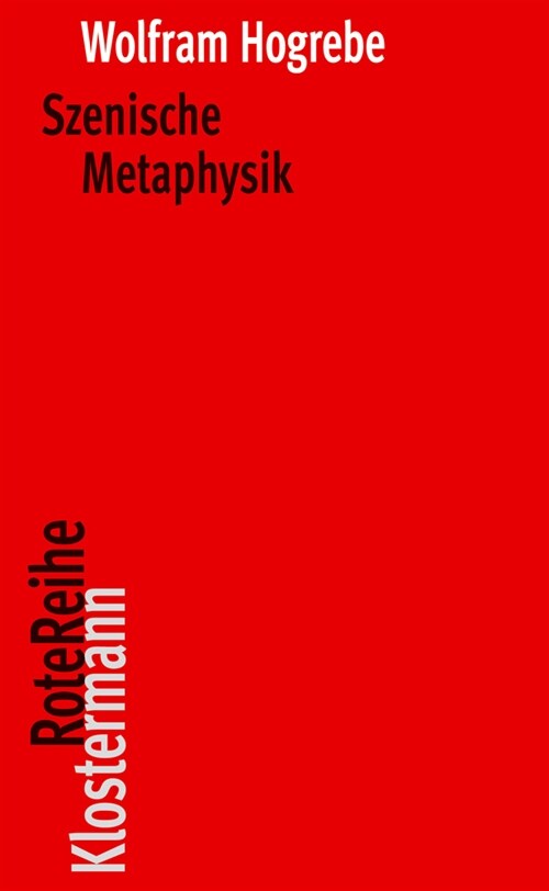 Szenische Metaphysik (Paperback)