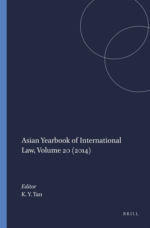 Asian Yearbook of International Law, Volume 20 (2014) (Hardcover)
