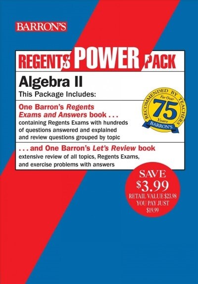 Regents Algebra II Power Pack: Lets Review Algebra II + Barrons Regents Exams and Answers: Algebra II (Paperback)