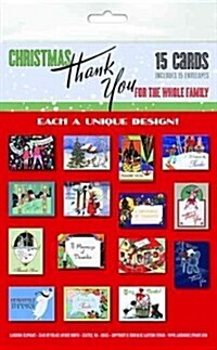 Christmas Thank You: For the Whole Family [With 15 Envelopes] (Novelty)