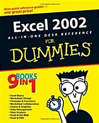 Excel 2002 All-in-One Desk Reference for Dummies (1, Paperback)