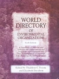 World Directory of Environmental Organizations (Paperback, 6 ed)