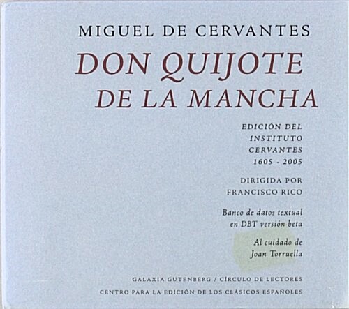 Don Quijote de la Mancha/ Don Quixote of La Mancha (Hardcover)