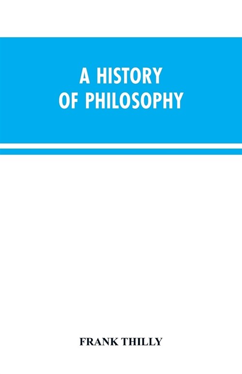 A History of Philosophy (Paperback)