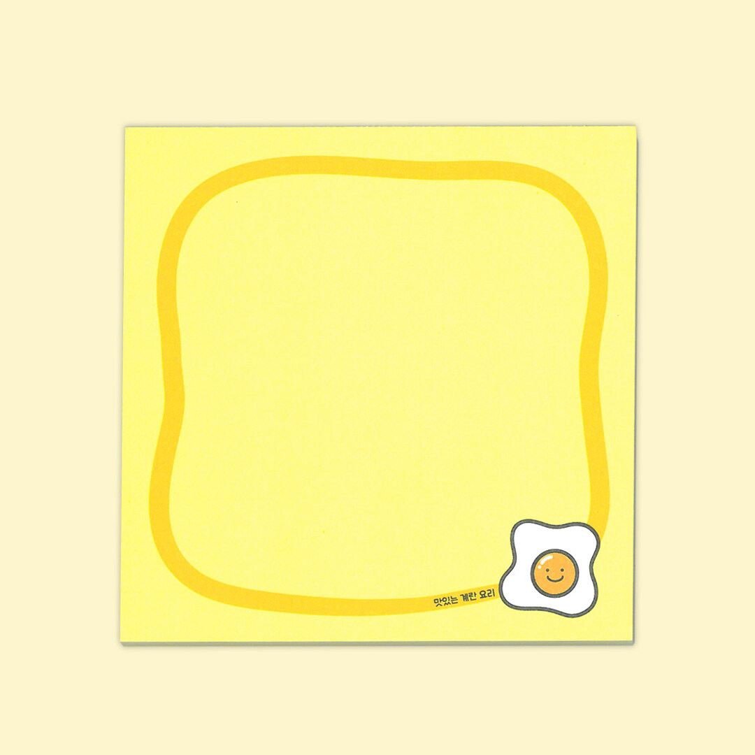 [출판사 사은품] 계란 메모지