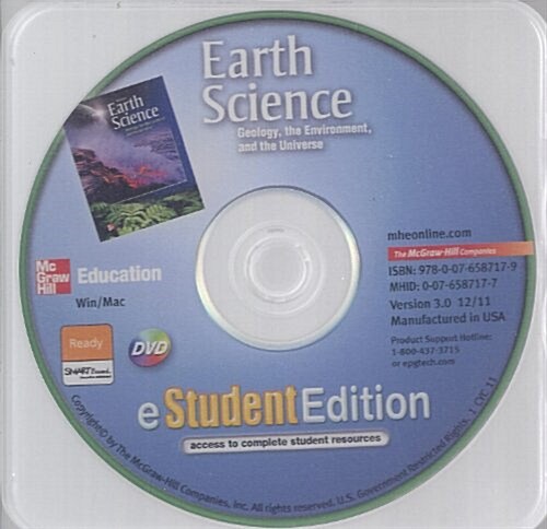 Glencoe Earth Science: Geology, the Environment, and the Universe, Estudent Edition DVD (Hardcover)