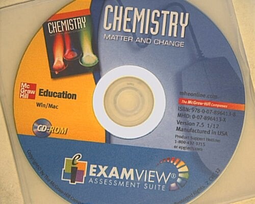 Glencoe Science13 Chemistry: ExamView Assessment Suite CD-Rom