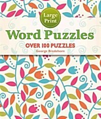 Large Print Word Puzzles (Paperback)