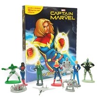 My Busy Books : Marvel Captain Marvel 캡틴 마블 비지북 (미니피규어 12개 + 놀이판)