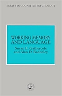 Working Memory and Language (Hardcover)