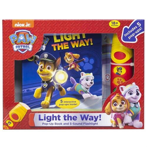 Nickelodeon Paw Patrol: Light the Way! [With Flashlight] (Board Books)