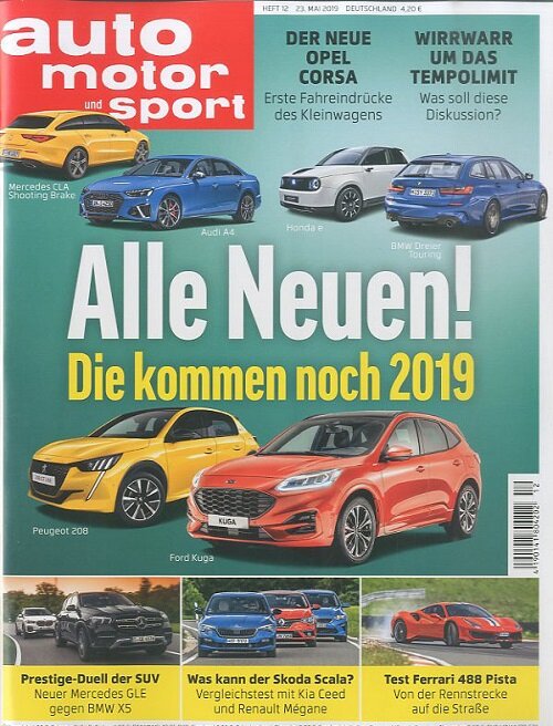Auto Motor + Sport (격주간 독일판): 2019년 05월 23일