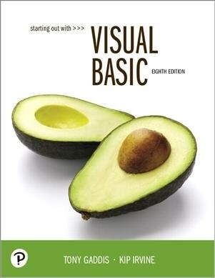 Starting Out with Visual Basic Plus Mylab Programming with Pearson Etext -- Access Card Package [With Access Code] (Paperback, 8)