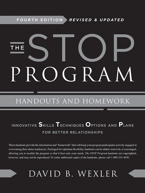 The Stop Program: Handouts and Homework (Paperback)