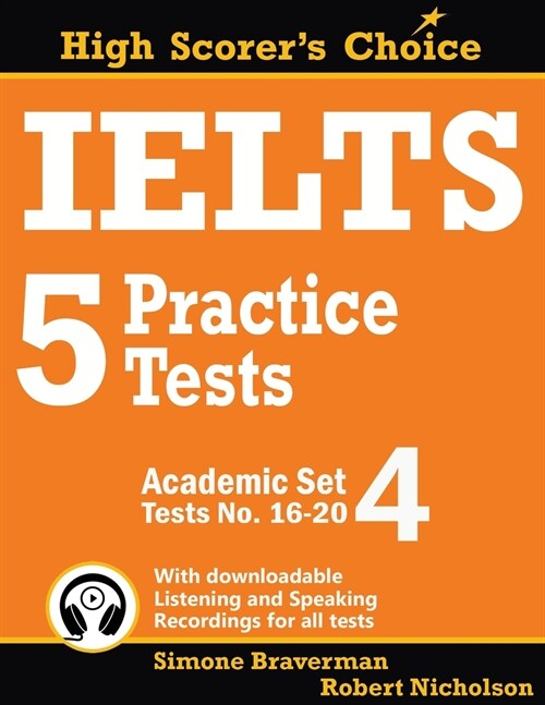 IELTS 5 Practice Tests, Academic Set 4: Tests No. 16-20 (Paperback)