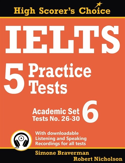 IELTS 5 Practice Tests, Academic Set 6: Tests No. 26-30 (Paperback)