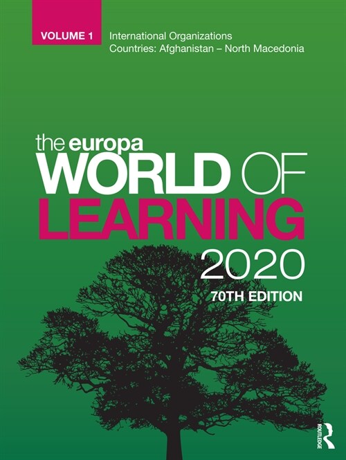Europa World of Learning 2020 volume 1 (Hardcover, 1)
