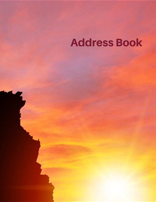 Address Book: Large Print Address Book, Address Log Book, Phone/Mobile Numbers, Email Address, Birthday, Alphabetical Tab Addresses (Paperback)