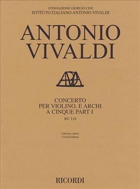 Concerto RV 813 for Violin and Strings in Five Parts: Critical Edition Practical Series Score 19.99 Subscriber Price (Paperback)