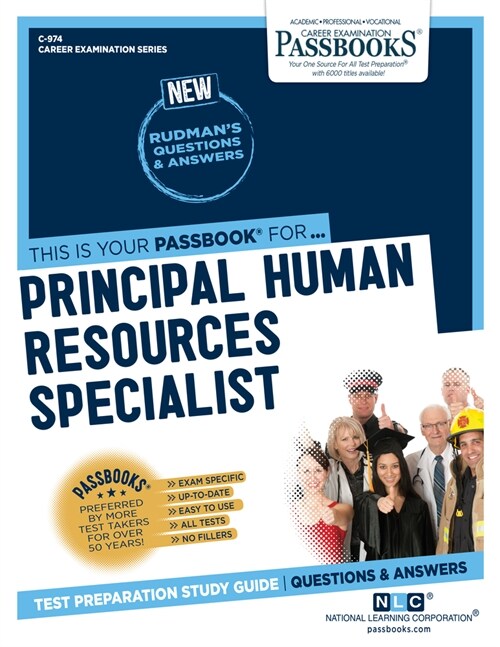 Principal Human Resources Specialist (C-974): Passbooks Study Guide Volume 974 (Paperback)