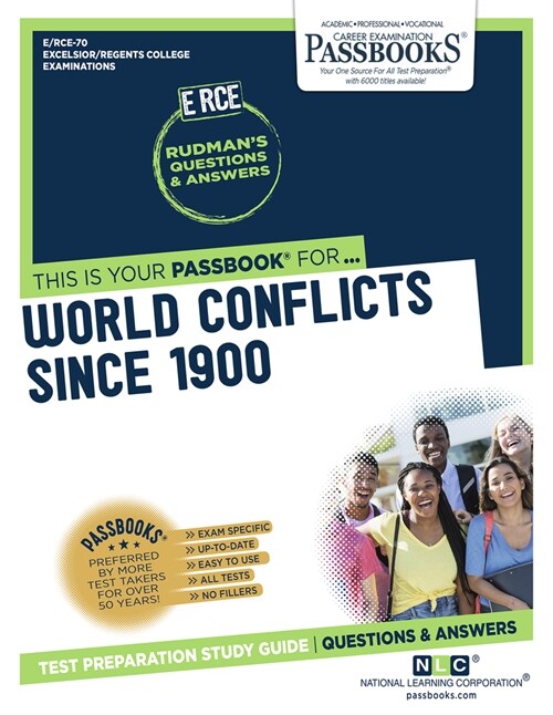 World Conflicts Since 1900 (Rce-70): Passbooks Study Guide Volume 70 (Paperback)