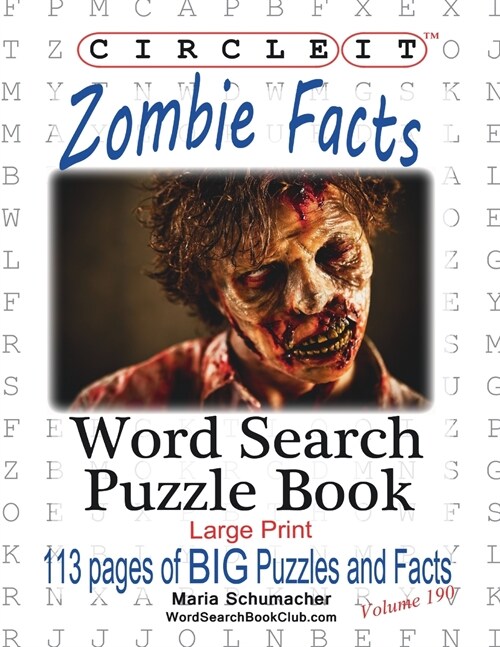 Circle It, Zombie Facts, Word Search, Puzzle Book (Paperback)