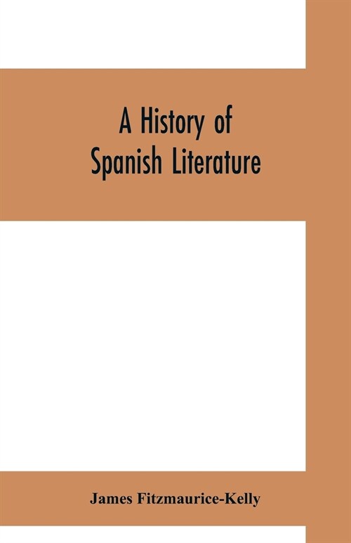 알라딘 A History Of Spanish Literature Paperback 1136