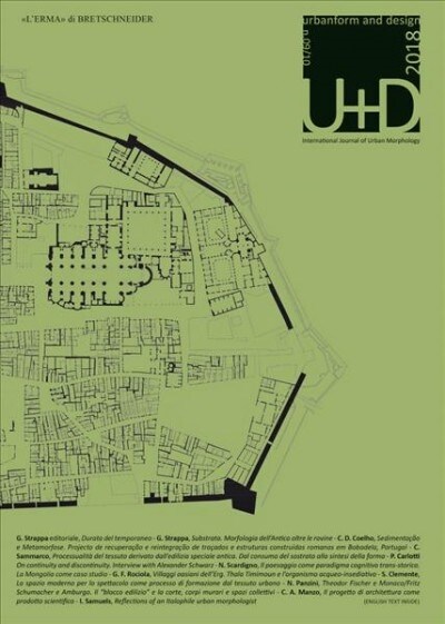 U+d Urbanform and Design N. 09/10 2018: International Journal on Urban Morphology (Paperback)