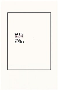 White Spaces: Selected Poems and Early Prose (Paperback)
