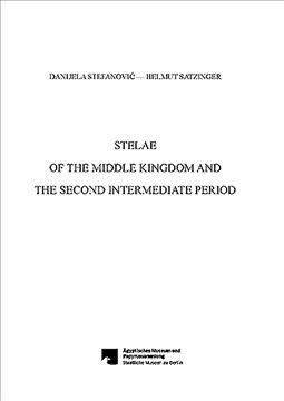 Stelae of the Middle Kingdom and the Second Intermediate Period : AEgyptisches Museum und Papyrussammlung (Paperback)