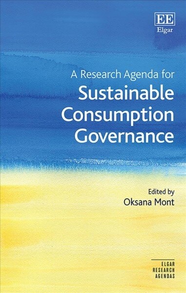 A Research Agenda for Sustainable Consumption Governance (Hardcover)