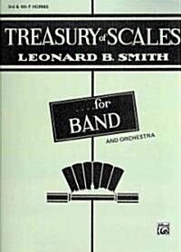 Treasury of Scales for Band and Orchestra 3rd & 4th F Horns (Paperback)