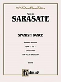 Spanish Dance, Op. 22, No. 1 (Romanza Andaluza) (Paperback)