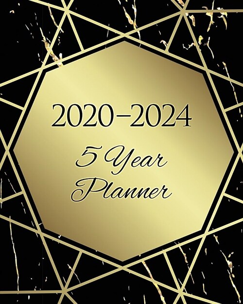 2020-2024 Five Year Planner: 60 Months Calendar,5 Year Monthly Appointment Notebook Agenda Schedule Organizer Logbook and Business Planners with Fe (Paperback)