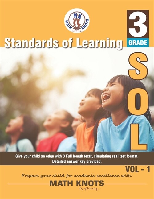 Standards of Learning(SOL) - Grade 3 Vol-1: Virginia SOL and Common Core (Paperback)