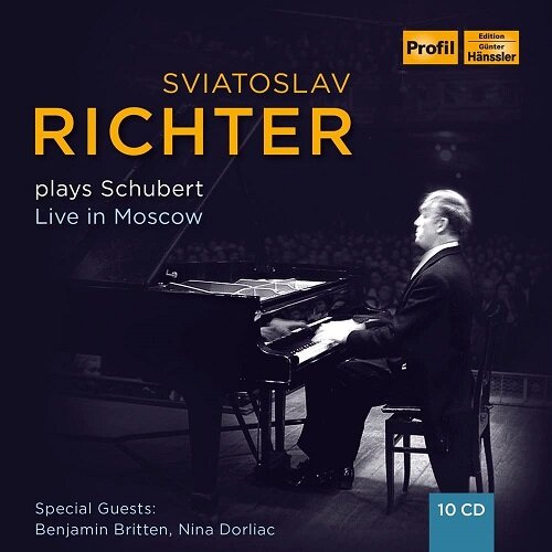 Sviatoslav Richter plays Schubert, 10 Audio-CDs (CD-Audio)