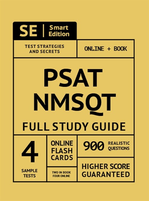 Psat/NMSQT Full Study Guide: Complete Subject Review with Online Video Lessons, 4 Full Practice Tests, 900 Realistic Questions Both in the Book and (Paperback)