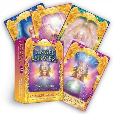 [중고] Angel Answers Oracle Cards: A 44-Card Deck and Guidebook (Cards, Multi-colored)