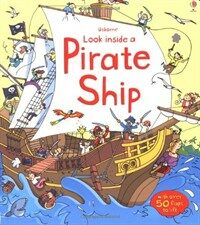 Look Inside Pirate Ship (Hardcover)