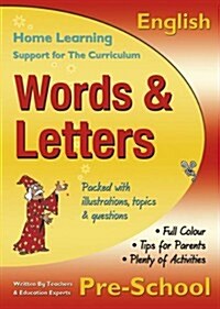 Words & Letters, Pre-school (English) : Home Learning, Support for the Curriculum (Paperback, New ed)