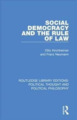 Social Democracy and the Rule of Law (Hardcover, 1)