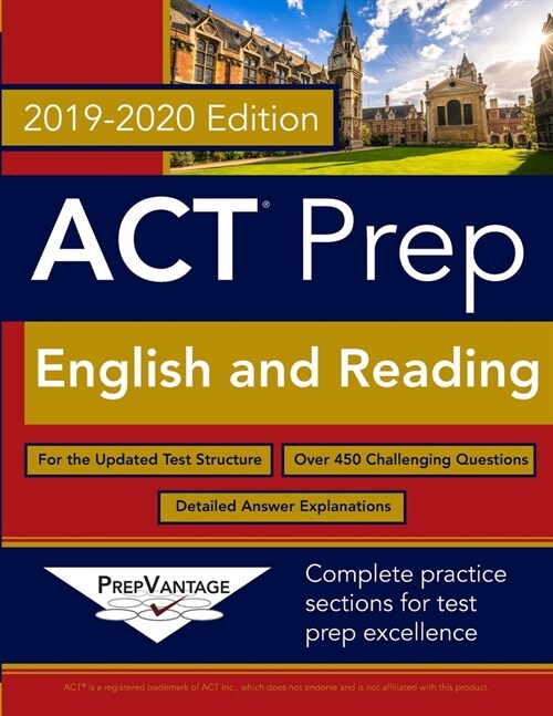 ACT Prep: English and Reading: 2019-2020 Edition (Paperback)