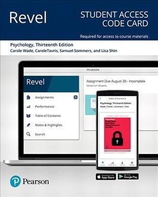 Revel for Psychology -- Access Card (Hardcover, 13)