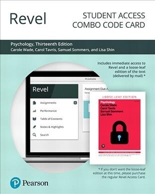 Revel for Psychology -- Combo Access Card (Hardcover, 13)