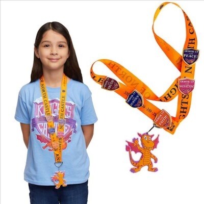 Vacation Bible School (Vbs) 2020 Knights of North Castle Scripture Treasure Lanyard (Pkg of 12): Quest for the Kings Armor (Other)