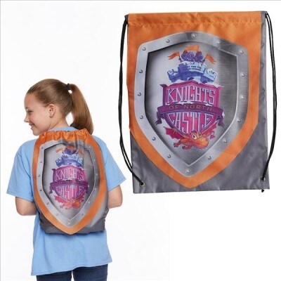 Vacation Bible School (Vbs) 2020 Knights of North Castle Shield Drawstring Backpack (Pkg of 6): Quest for the Kings Armor (Other)